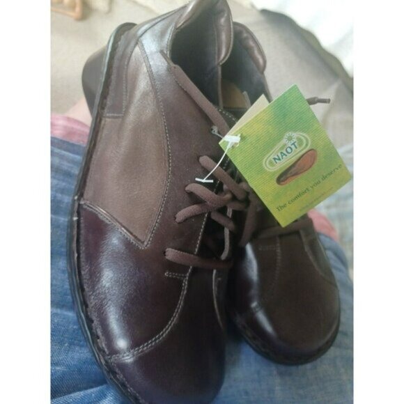 NAOT Women's Harore Shoe SZ EU 39 U.S. 8 Brown NWT - Picture 3 of 4